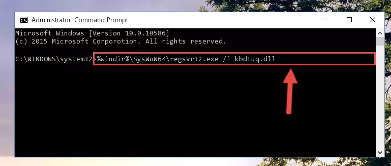 Cleaning the problematic registry of the Kbdtuq.dll library from the Windows Registry Editor