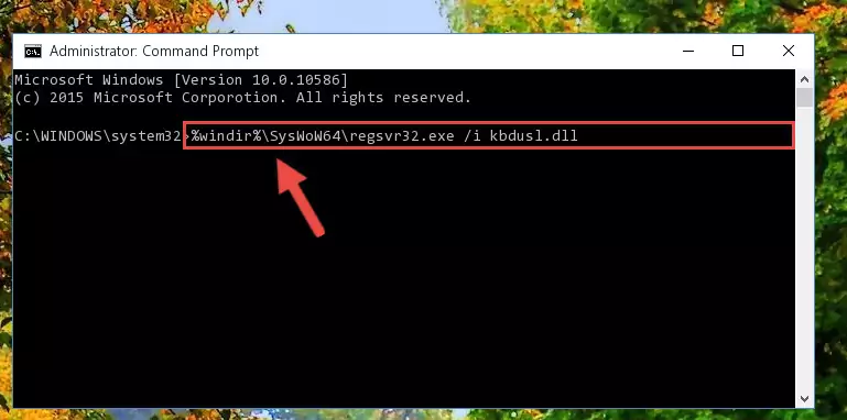 Uninstalling the broken registry of the Kbdusl.dll library from the Windows Registry Editor (for 64 Bit)