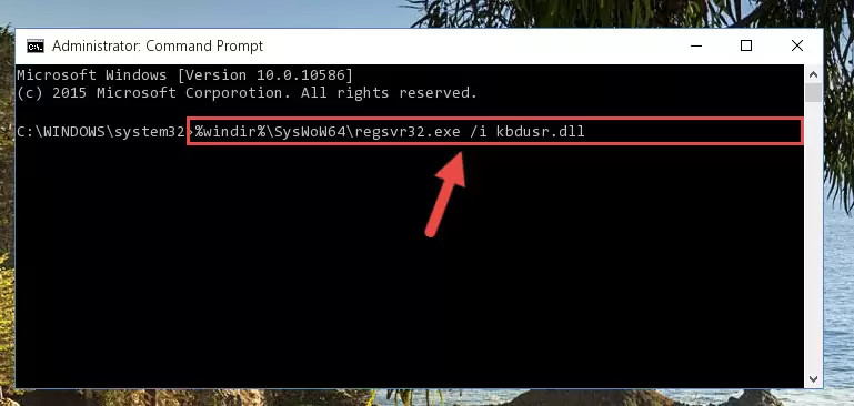 Uninstalling the Kbdusr.dll file's broken registry from the Registry Editor (for 64 Bit)