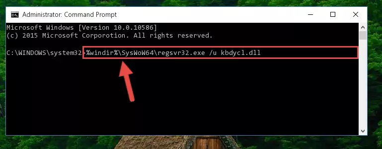 Creating a new registry for the Kbdycl.dll library in the Windows Registry Editor