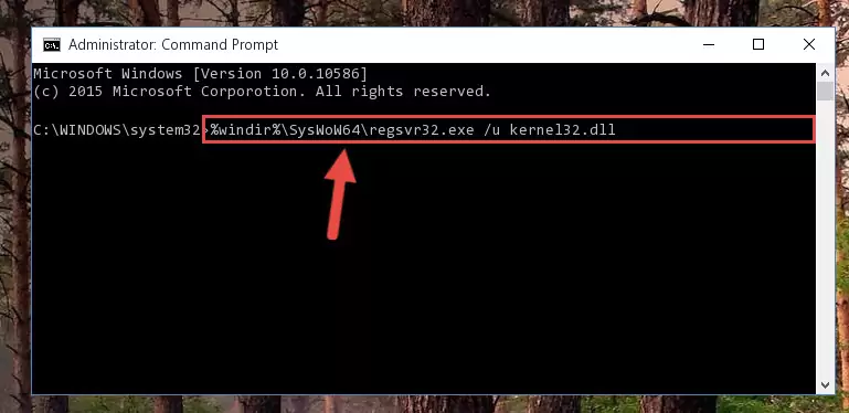 Creating a clean registry for the Kernel32.dll file (for 64 Bit)