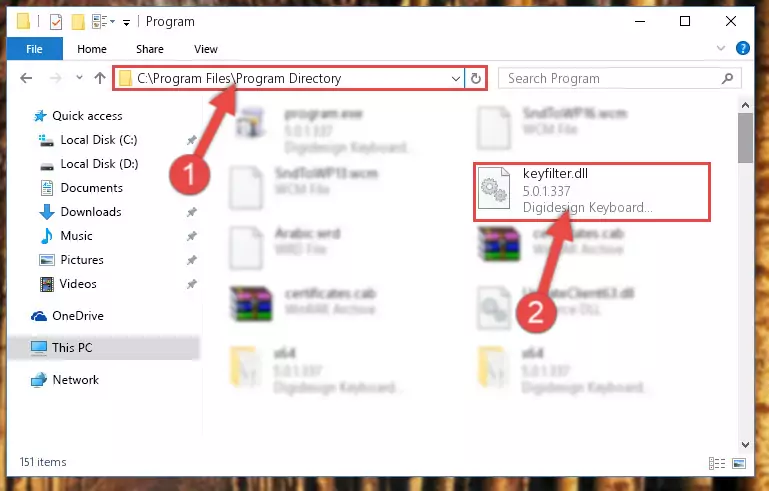 Uninstalling the broken registry of the Keyfilter.dll library from the Windows Registry Editor (for 64 Bit)