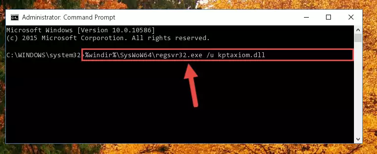 Making a clean registry for the Kptaxiom.dll file in Regedit (Windows Registry Editor)