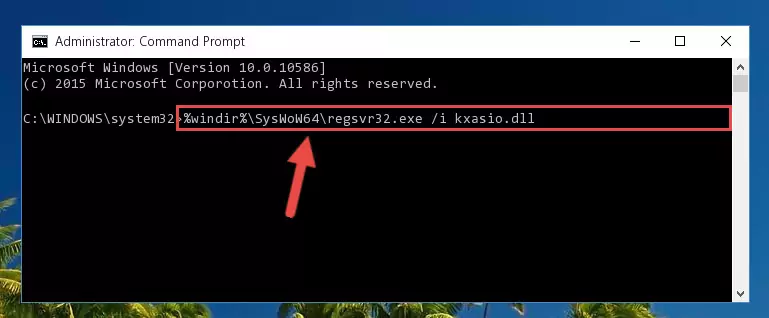 Uninstalling the Kxasio.dll library from the system registry