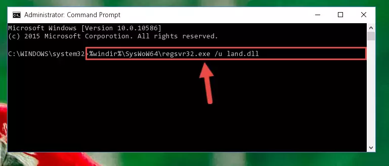Creating a clean and good registry for the Land.dll file (64 Bit için)