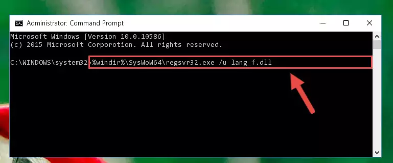 Making a clean registry for the Lang_f.dll file in Regedit (Windows Registry Editor)