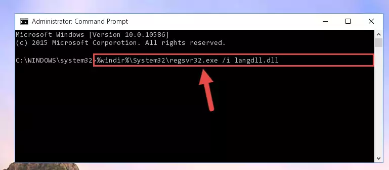 Creating a clean registry for the Langdll.dll file (for 64 Bit)