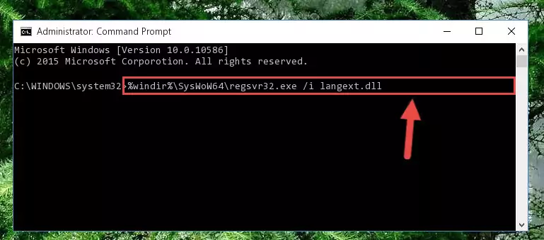 Uninstalling the Langext.dll library's problematic registry from Regedit (for 64 Bit)