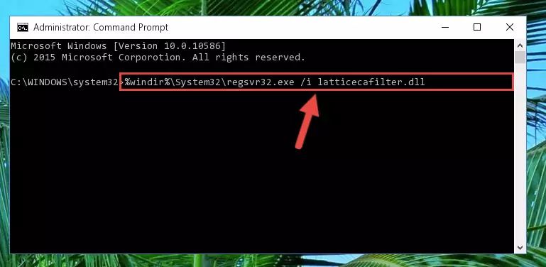 Creating a clean registry for the Latticecafilter.dll file (for 64 Bit)