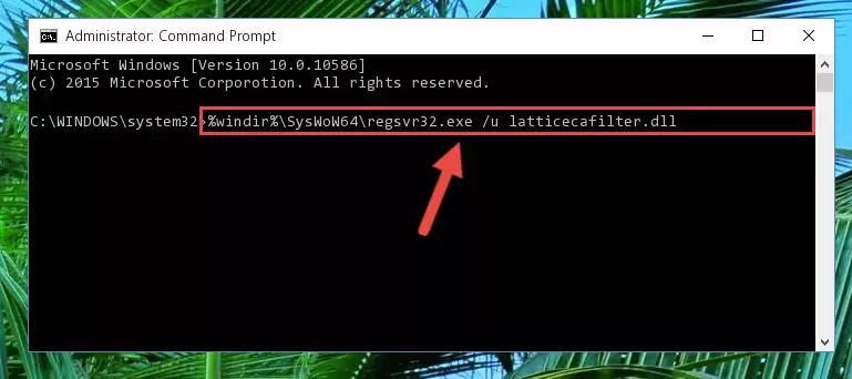 Making a clean registry for the Latticecafilter.dll file in Regedit (Windows Registry Editor)