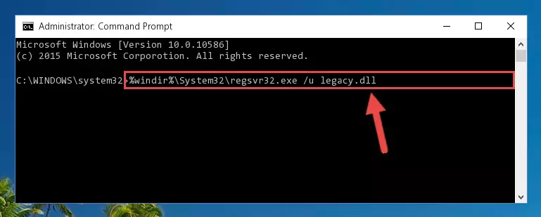 Creating a new registry for the Legacy.dll library
