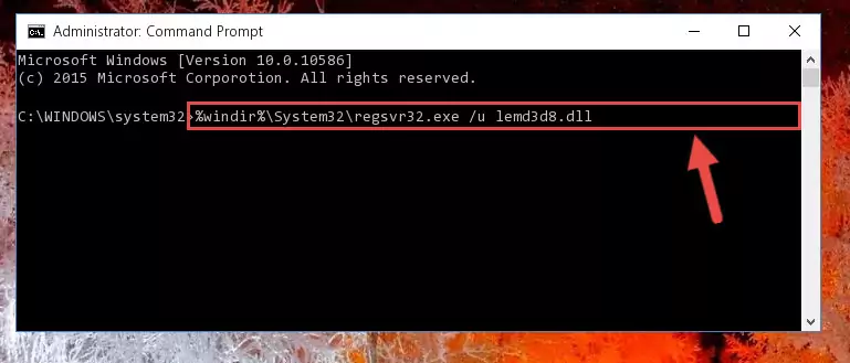 Making a clean registry for the Lemd3d8.dll file in Regedit (Windows Registry Editor)