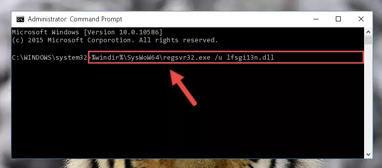 Making a clean registry for the Lfsgi13n.dll library in Regedit (Windows Registry Editor)