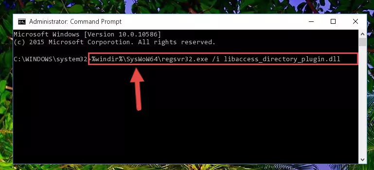Uninstalling the Libaccess_directory_plugin.dll file's problematic registry from Regedit (for 64 Bit)
