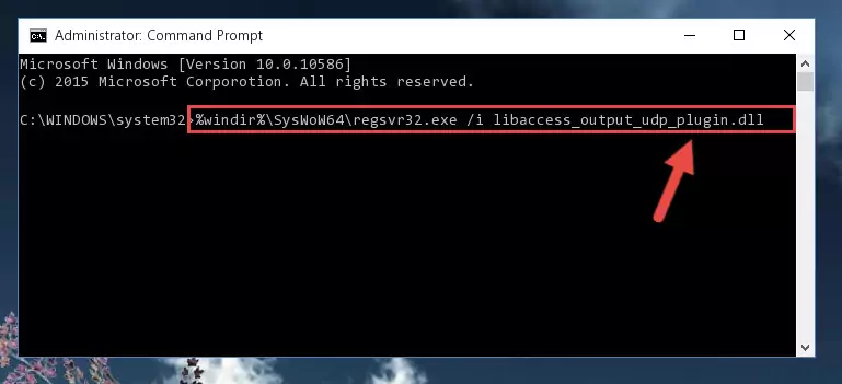 Uninstalling the Libaccess_output_udp_plugin.dll file's problematic registry from Regedit (for 64 Bit)
