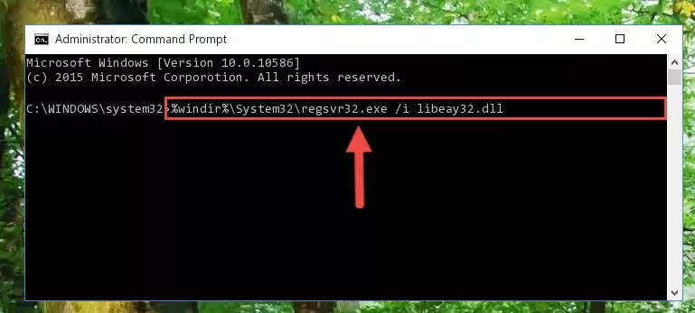 Reregistering the Libeay32.dll library in the system (for 64 Bit)