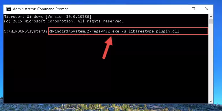 Extracting the Libfreetype_plugin.dll file