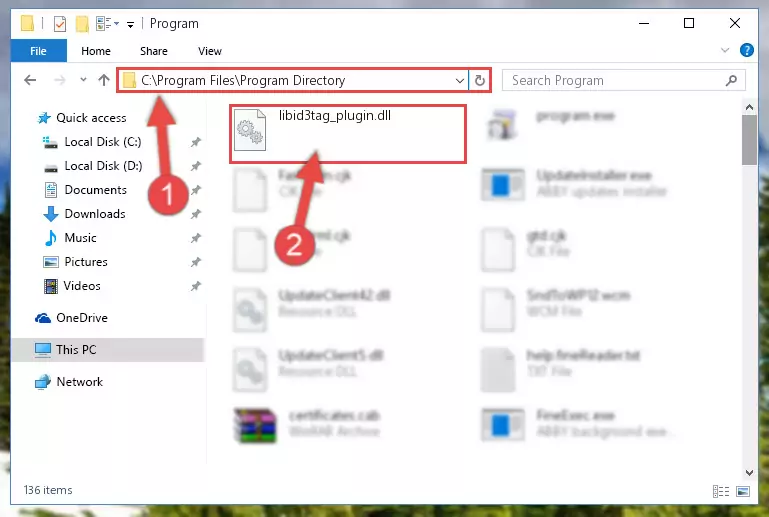 Uninstalling the Libid3tag_plugin.dll library's broken registry from the Registry Editor (for 64 Bit)
