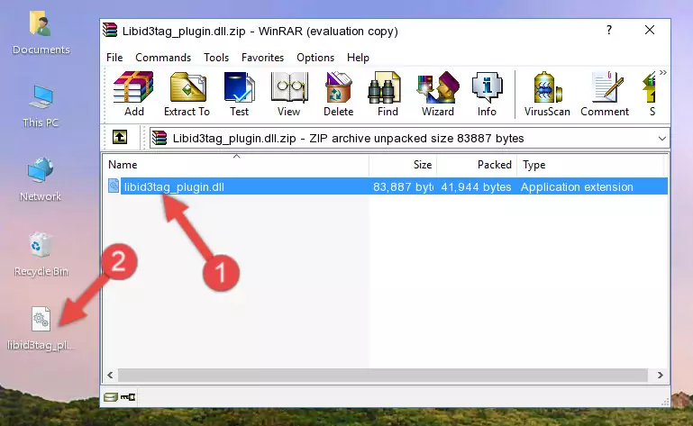 Copying the Libid3tag_plugin.dll library into the program's installation directory