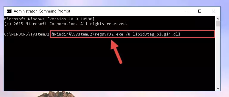 Extracting the Libid3tag_plugin.dll library from the .zip file
