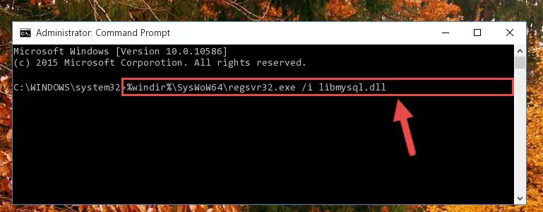 Uninstalling the broken registry of the Libmysql.dll library from the Windows Registry Editor (for 64 Bit)