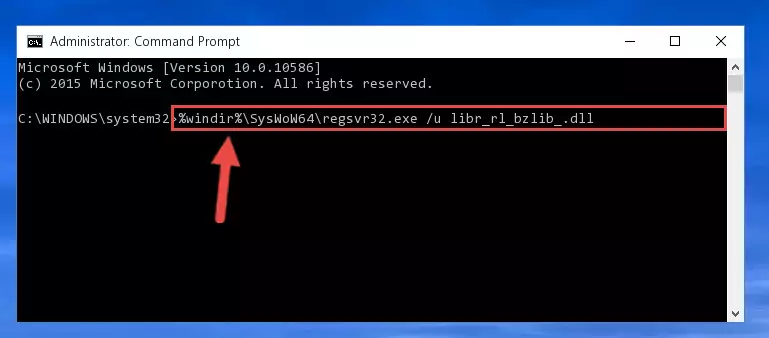 Creating a clean registry for the Libr_rl_bzlib_.dll file (for 64 Bit)