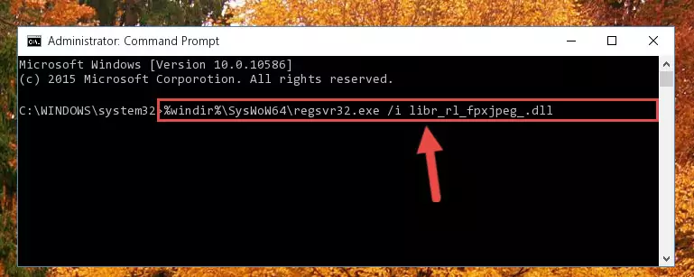 Cleaning the problematic registry of the Libr_rl_fpxjpeg_.dll file from the Windows Registry Editor