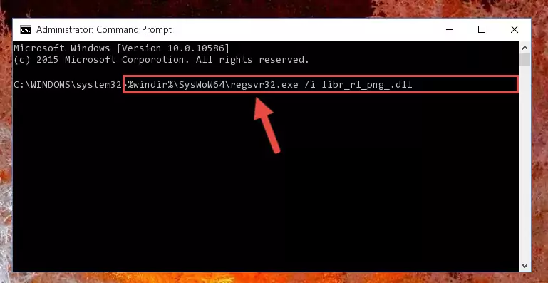 Uninstalling the Libr_rl_png_.dll library from the system registry