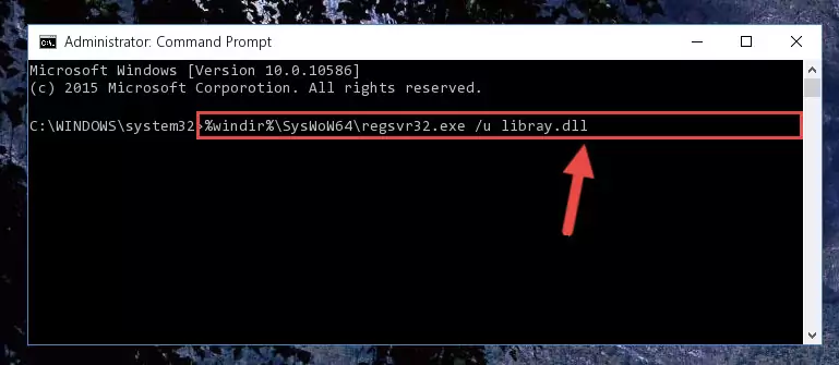 Creating a clean registry for the Libray.dll library (for 64 Bit)