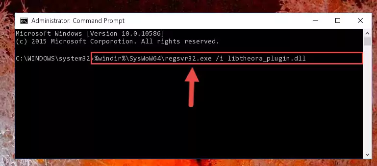 Deleting the Libtheora_plugin.dll library's problematic registry in the Windows Registry Editor