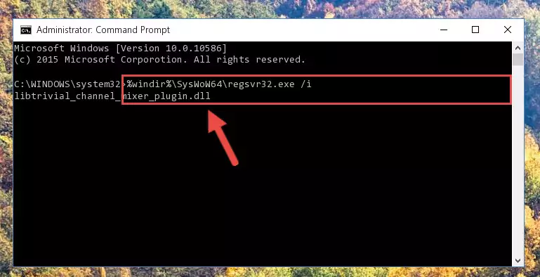 Uninstalling the Libtrivial_channel_mixer_plugin.dll file's broken registry from the Registry Editor (for 64 Bit)