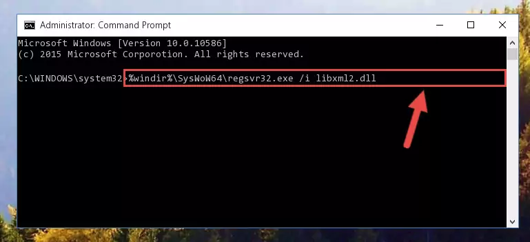 Uninstalling the damaged Libxml2.dll file's registry from the system (for 64 Bit)