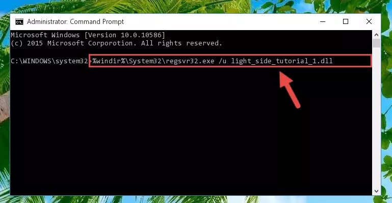 Making a clean registry for the Light_side_tutorial_1.dll file in Regedit (Windows Registry Editor)