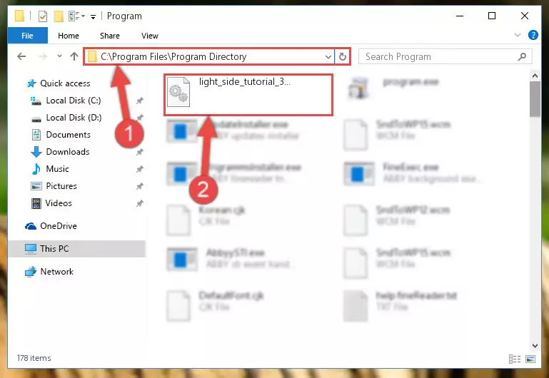 Uninstalling the broken registry of the Light_side_tutorial_3.dll library from the Windows Registry Editor (for 64 Bit)