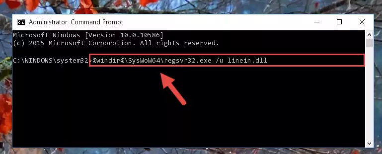 Creating a new registry for the Linein.dll library