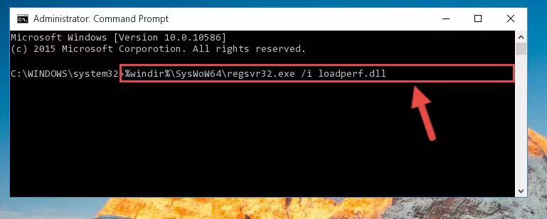 Uninstalling the Loadperf.dll library's broken registry from the Registry Editor (for 64 Bit)