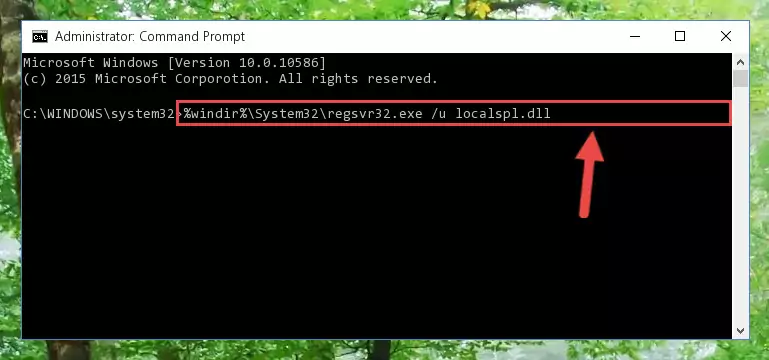 Making a clean registry for the Localspl.dll library in Regedit (Windows Registry Editor)