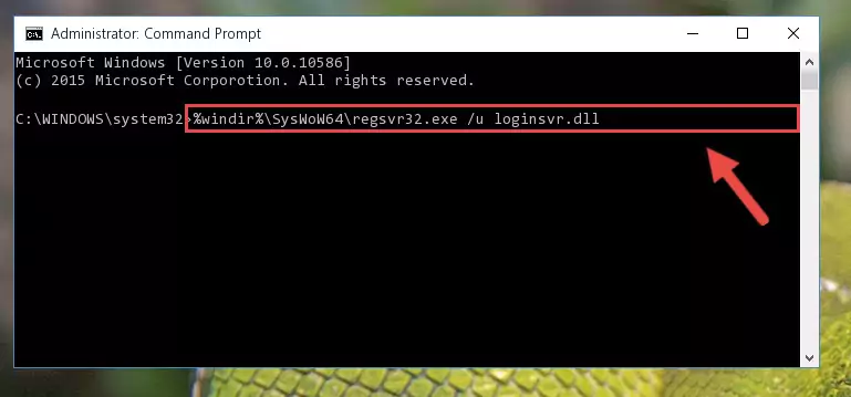 Creating a clean registry for the Loginsvr.dll file (for 64 Bit)