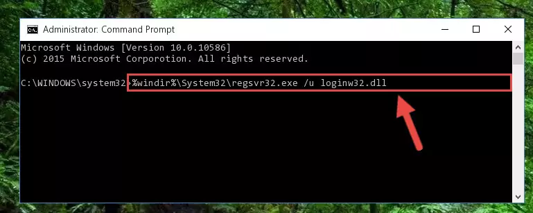Creating a new registry for the Loginw32.dll library