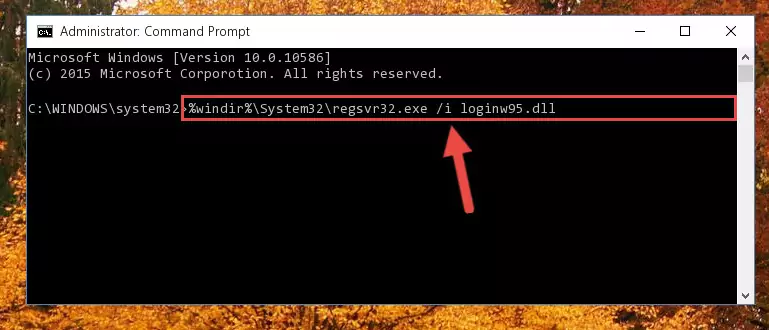 Creating a clean registry for the Loginw95.dll library (for 64 Bit)