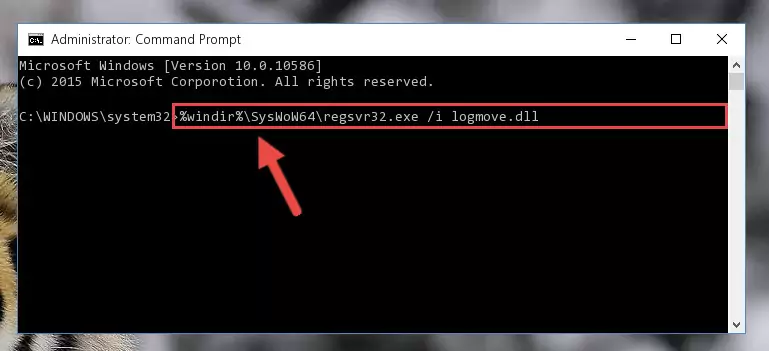 Uninstalling the Logmove.dll file's problematic registry from Regedit (for 64 Bit)