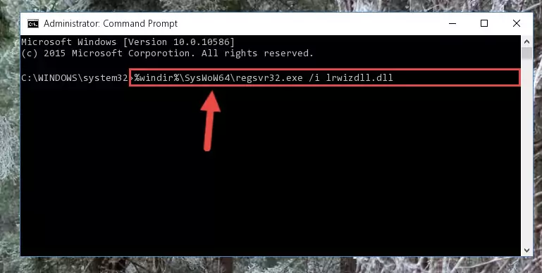 Cleaning the problematic registry of the Lrwizdll.dll library from the Windows Registry Editor