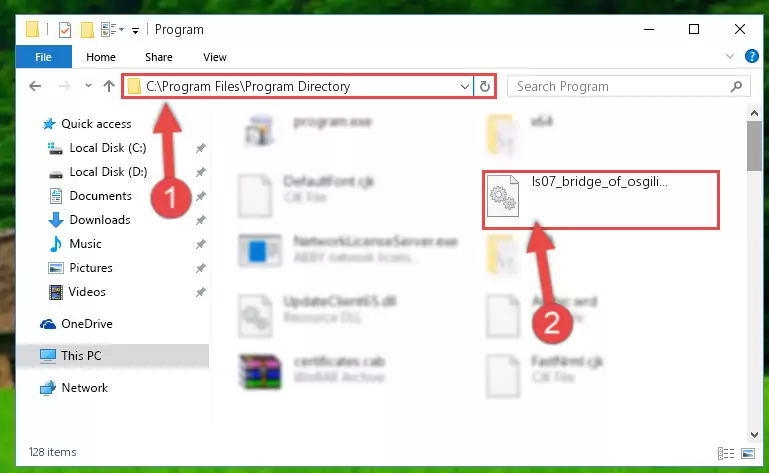 Uninstalling the Ls07_bridge_of_osgiliath.dll library's broken registry from the Registry Editor (for 64 Bit)