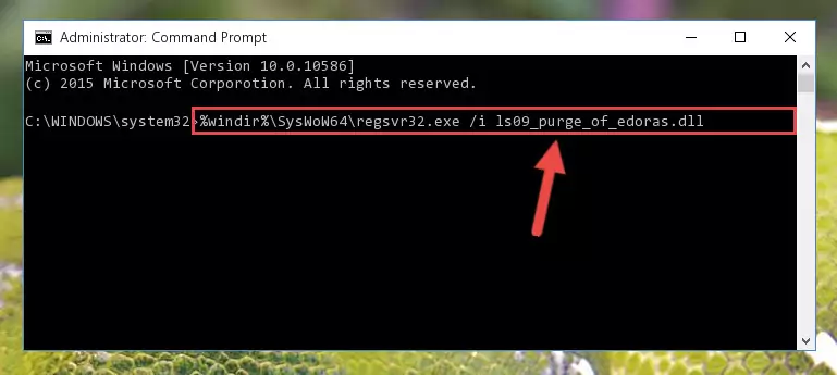 Uninstalling the Ls09_purge_of_edoras.dll library's problematic registry from Regedit (for 64 Bit)