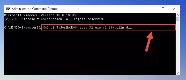 Uninstalling the Ltwvc12n.dll file's problematic registry from Regedit (for 64 Bit)
