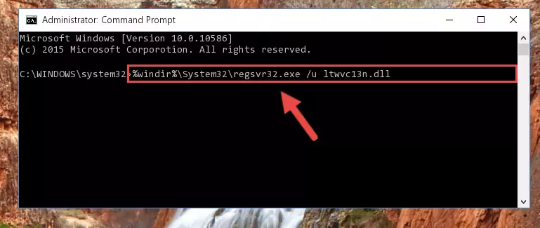 Creating a new registry for the Ltwvc13n.dll library