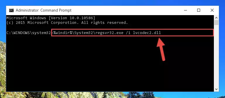 Creating a clean registry for the Lvcodec2.dll library (for 64 Bit)