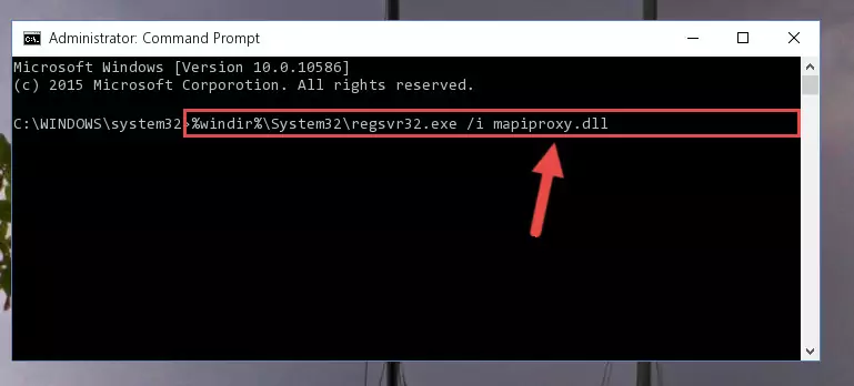 Creating a clean registry for the Mapiproxy.dll file (for 64 Bit)