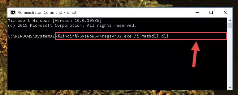 Uninstalling the Mathdll.dll file's broken registry from the Registry Editor (for 64 Bit)