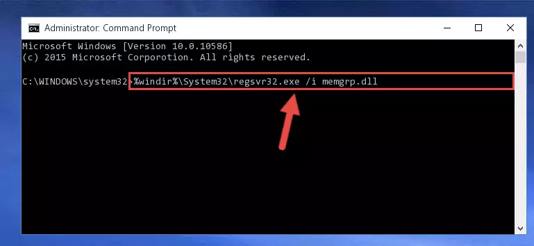 Creating a clean registry for the Memgrp.dll file (for 64 Bit)